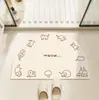 Tapete de Chão para Banheiro Tapete Antiderrapante para Vaso Sanitário Capacho para Entrada Absorvente de Água Tapete para Pés Carpete de Couro para Banheiro Interno Banheiro