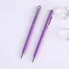 Caneta Gao Shi Pequena de Ponta Plana Haste Fina Caneta Esferográfica Metal Caneta Esferográfica Giratória Caneta Pequena Xihua Logo Fixo Caneta de Presente