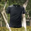 Camiseta de Secado Rápido para Hombre Verano Seda de Hielo Manga Corta para Correr Top Holgado Transpirable Ropa de Media Manga Ropa para Deporte Fitness Entrenamiento