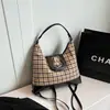 Bolsa Tote Casual para Mujer, Gran Capacidad, Nuevo Modelo 2025, Bolso Cruzado para Mujer, Bolso de Hombro a Cuadros, Bolso de Viaje Moderno y Versátil