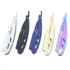 Tesouras de cabeleireiro de aço inoxidável, kit de cores para corte de cabelo, tesouras de dentes finos, tesouras para franja, atacado