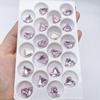 Accesorios para Uñas con Forma de Corazón Inclinado y Base Puntiaguda, Pedrería de Forma Irregular, Pedrería de Vidrio Multifacética, Joyería de Cristal al por Mayor, Arte para Uñas, Estilo de Lujo Ligero
