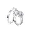 Anillo de Pareja S925 Estrella Hotaru Nicho Personalidad Abierto Holgado para Hombres y Mujeres Venta al por Mayor Par de Simple de Alta Gama