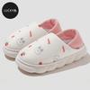 Zapatos de Confinamiento para Mujeres Embarazadas Venta al por Mayor para Mujer Primavera y Otoño Delgados 2025 Nuevos Antideslizantes para Casa Interior Bolsa de Maternidad con Pantuflas de Algodón para Mujer