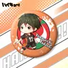 Voleibol co-man juvenil Bar y Chuan Che Ying montaña Feixiong Sun Xiang Xiang Yang insignia secundaria yuan anime periférico insignia