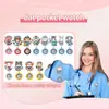 Reloj de bolsillo retráctil para enfermera RN más vendido transfronterizo, hebilla de acrílico con purpurina fácil de tirar, reloj de bolsillo anti-pérdida con insignia médica NURSE