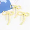 Nuevo Colgante de Aleación Pintura Colorida Serie Simple de Lazo Accesorios DIY Pendientes Pulsera Llavero Colgante