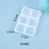 Caja de almacenamiento dividida, caja de plástico transparente, piezas de escritorio, joyería, almacenamiento de cuentas, caja de plástico para uñas, caja con cubierta de hebilla