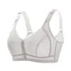 Ropa interior estilo delgado Zhangyan para mujeres de mediana edad y mayores, estilo camiseta sin mangas, sin varillas, push-up, talla grande, sujetador de cierre frontal para verano