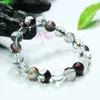 Cuentas de Cuarzo Fantasma Verde Natural Ai Yu Pulsera Larga Hecha a Mano Semiacabada Venta al por Mayor S5022103