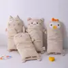 Nuevo Producto 2026 Algodón de Color Tejido de Algodón Núcleo de Almohada de Trigo Sarraceno Infantil Completo - Almohada de Trigo Sarraceno Oso Tejido