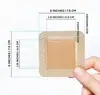 Venta caliente transfronteriza apósito de espuma de silicona marco adhesivo de gel de silicona grande impermeable apósito autoadhesivo para el cuidado de heridas