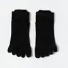 Calcetines de cinco dedos para mujer, tobilleros cortos, verano, algodón fino, absorbentes de sudor, transpirables, de dedos separados, rayas de estampado de vaca, calcetines de cinco dedos de corte bajo, fabricante directo