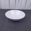 Vajilla de melamina engrosada tazón blanco para sopa de 6 pulgadas 7 pulgadas tazón invertido tazón para gachas tazón para gachas tazón de imitación de porcelana