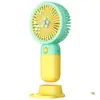 Ventilador Pequeno Portátil Transfronteiriço Mini Ventilador Portátil com Carregamento USB Suporte para Celular Presente para Estudante Atacado