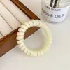 Corda de Celular Azul Fosco Sal Marinho Elástico de Cabelo para Mulheres, Alta Elasticidade e Durável Elástico de Cabelo Faixa de Cabeça Novo Acessório de Cabelo para Rabo de Cavalo