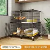 Gaiola para Gatos Casa Interior Super Grande Espaço Livre Montagem DIY Casa para Gatos Luxuosa Villa para Gatos