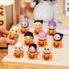 Nuevo Puesto de Calabazas de Halloween Pequeños Artículos Celebridad de Internet Lindo Bricolaje Resina Joyería Accesorios Adornos para Coche Estilo Ins