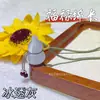 Novo Pingente de Gourd Olho de Gato Translúcido de Gelo Estilo Chinês Fu Lu Corrente para Clavícula Novo Estilo Chinês Pingente Pequeno Versátil Multicolor