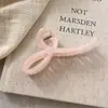 Moda Europea y Americana Nueva Elegante Pinza para el Cabello de una Palabra Estampado de Leopardo Lazo para el Cabello Pinza para el Cabello de Color Sólido Simple Accesorios para el Cabello Versátiles para Salir