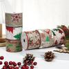 Hongbin Craft Fita de Árvore de Natal de Duas Cores Fita de Arranjo de Atmosfera de Férias de Natal Fita de Decoração de Árvore de Natal Atacado