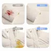 Toallitas Limpiadoras para Chaquetas de Plumas, Potente Eliminación de Manchas, Toallitas Convenientes, Agente de Limpieza en Seco Sin Agua para Eliminar Manchas de Grasa de la Ropa