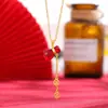 Colar com Laço Dourado de Areia Vietnamita, Duradouro, Pulseira Versátil de Luxo Leve para Mulheres, Joias de Ouro de Imitação, Pulseira de Flor Grande