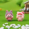 Caja Sorpresa de Animalitos Lindos, Mini Figuras para Aliviar el Estrés para Decoración de Coche y Escritorio, Muñecas de Resina Artesanales para el Uso Diario de las Niñas