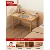 Mesa de madeira maciça, mesa de estudante para uso doméstico, escrivaninha, mesa de tamanho pequeno para apartamentos pequenos, mesa de escritório para adultos, mesa de computador simples para quarto