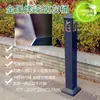 Suporte Vertical de Cinzeiro para Bitucas de Cigarro em Aço Inoxidável Fixo no Chão, Lixeira para Bitucas de Cigarro, Cinzeiro Externo de Hotel, Coluna de Fumante de Parede