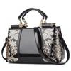 Bolso de Piel Genuina de Gama Alta para Mujer Estilo Nuevo Bordado Estilo Chino Bolso para Mujer de Mediana Edad Bolso de Mano para Nuera Bolso Grande de Hombro Cruzado
