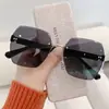 Óculos de sol sem aro femininos 2023 óculos de sol óculos de sol que mudam de cor proteção UV gradualmente nova moda feminina moda masculina