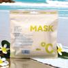 Bolsa de embalaje de mascarilla solar fresca Mascarilla tridimensional 3D Bolsa autosellable Mascarilla solar UPF50 Bolsa transparente MASCARILLA