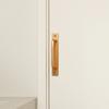 Moderno Simple Aleación de Aluminio Puerta de Madera Puerta de Gabinete Vidrio Puerta Corrediza Puerta Corrediza Manija Pequeña Sin Perforaciones Manija para Puerta y Ventana