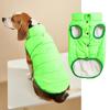 Amazon Venta Caliente Clásico Color Sólido Botón con forro polar Calentador de Frío Cómodo Teddy Schnery Chaleco Chaqueta Acolchada de Algodón Ropa para Perro Grande