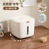 Cubo de Almacenamiento para Comida de Gato, Recipiente Sellado para Comida de Perro, Contenedor de Almacenamiento de Alimentos a Prueba de Humedad, Caja de Almacenamiento Doméstica para Snacks y Comida de Mascota Liofilizada con Cuchara
