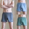 Ropa Interior para Hombre Hua Jielong Bóxer Rayado Algodón Bóxer Hombre Holgado Delgado Transpirable Calzoncillos