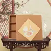 Caja de Pasteles de Luna del Festival de Medio Otoño 9 Yema de Huevo Crujiente Turrón Galleta Nieve Mei Niang Empaquetador Caja Regalo Día del Maestro