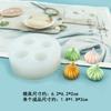 Molde de Silicona para Dulces de Crema Molde de Chocolate con Forma de Pagoda Molde para Cuentas de Sello de Cera de Grado Alimenticio Resistente a Altas Temperaturas