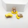 Accesorios de resina DIY animal de caricatura nube Oso conejo parche para pasador carcasa de teléfono móvil hebilla de zapato material para pegatina de refrigerador