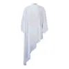 D239 Amazon 2024 Verano Europeo y Americano Gasa Irregular Moda Comercio Exterior Talla Grande Vestido Holgado para Mujer Europeo y Americano