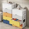 Mesa de Cabeceira Simples Moderna para Quarto Principal Apartamento Pequeno Tipo Gaveta Armazenamento e Exibição para Quarto Armário de Armazenamento para Montagem