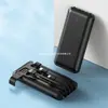 Nuevo Modelo 2024 Power Bank Solar de 30000mAh con Soporte, Carga Inalámbrica e Iluminación Potente