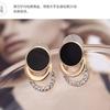 Pendientes de Plata de Ley S925 Estilo Coreano para Mujer, Elegantes y Modernos, Versátiles y Sencillos, Pendientes de Lujo Ligero para Mujer, En Stock