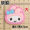 Funda de teléfono ojo de rana accesorios DIY cubierta para auriculares accesorios de dibujos animados rana de ojos grandes conejo rosa lindo conejito