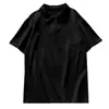 Camiseta versátil de moda estilo coreano ins blanca de algodón puro, manga corta, cuello polo, verano 2026, estilo universitario, holgada
