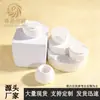 Tampa de garrafa de plástico de meio-círculo com 24 dentes para lavar e cuidar, tampa de bomba de frasco de gel de banho, tampa de garrafa de plástico de meio-círculo com 24 dentes