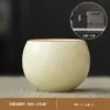 Estilo Chino Set de Té de Regalo Gran Capacidad Pájaro Montaña Verde Cerámica Gruesa Taza de Té Portátil Caja de Regalo Set de Té Kung Fu Impreso Personalizado
