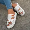Sandalias transpirables 36-42 43 44 45 talla grande para mujer zapatos de playa antideslizantes para exteriores sandalias de meter a la moda cómodas