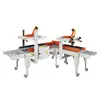 Máquina de sellado transversal semiautomática para cajas, máquina de empaque de cajas para e-commerce express, línea de producción de sellado con cinta, venta al por mayor de fábrica en stock